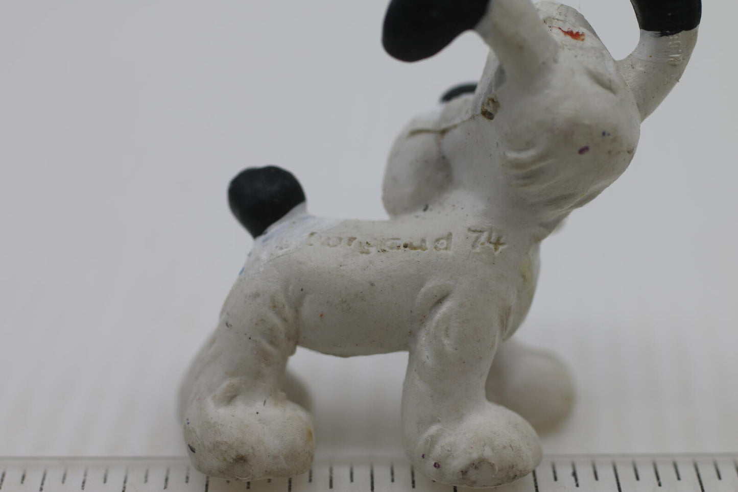 Figurine chien IDEFIX DARGAUD 1974 BULLY personnage d'Astérix &Obélix DOG figure