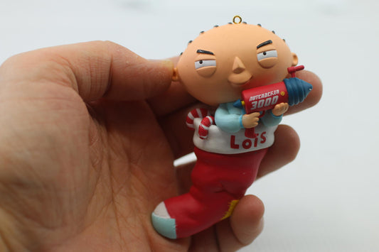 Stewie Griffin Nutcracker 3000 Christmas Ornament Figurine