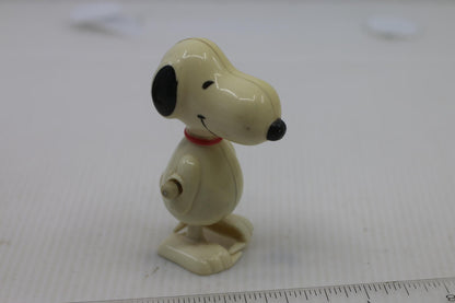 Vintage Snoopy Wind-Up Toy action Figure Peanuts Collectible Cute Dog 3" 1966 #2