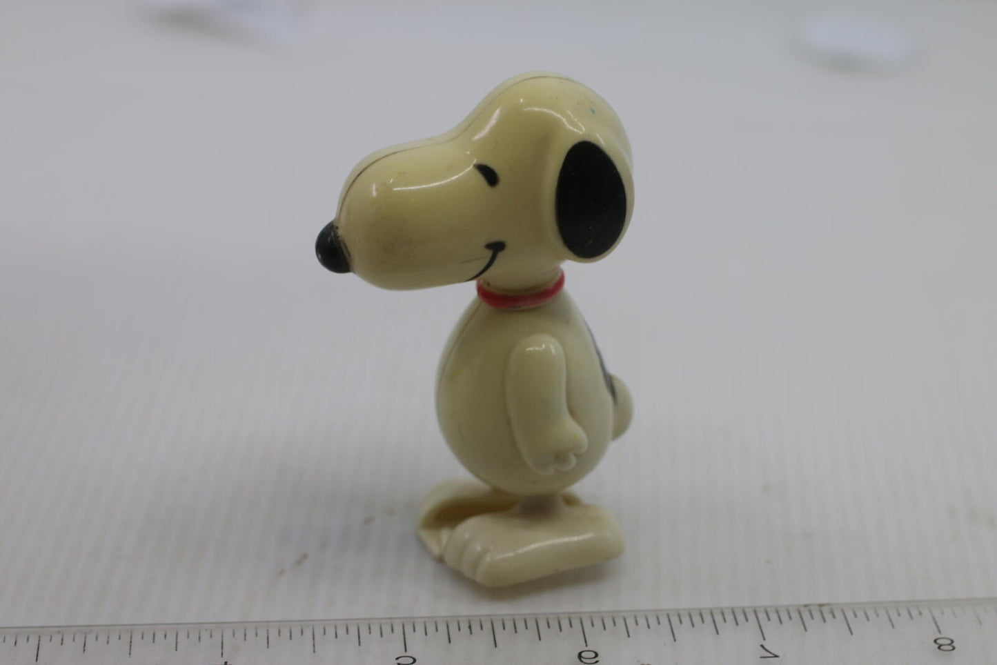 Vintage Snoopy Wind-Up Toy action Figure Peanuts Collectible Cute Dog 3" 1966 #2