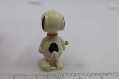 Vintage Snoopy Wind-Up Toy action Figure Peanuts Collectible Cute Dog 3" 1966 #2