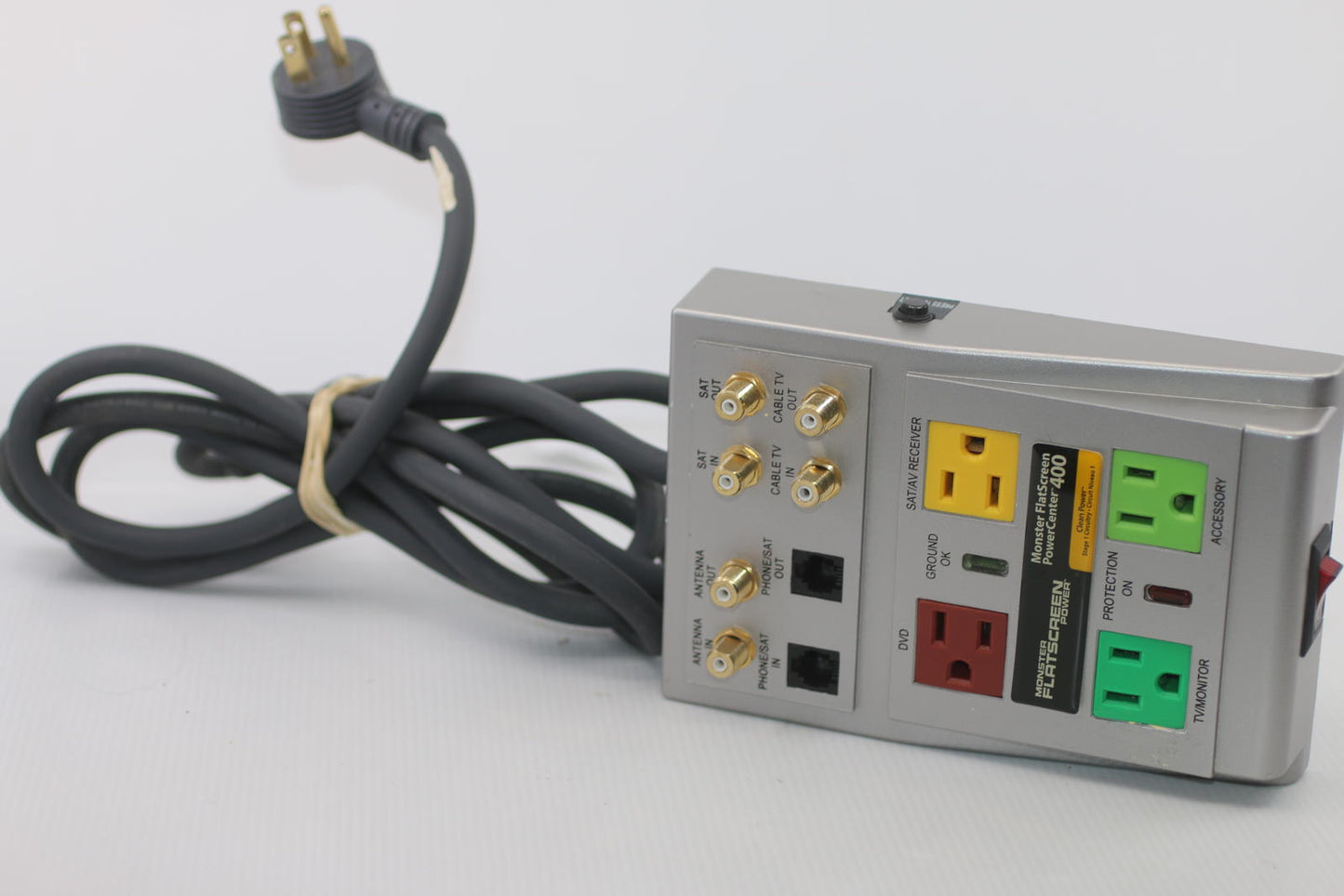 Monster Power HTS 400 Power Strip Surge Protector Home Theatre Clean Power