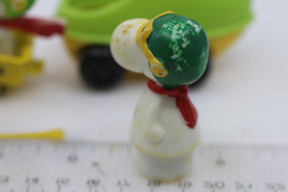 Vintage Snoopy Flying Ace Toy Vehicle with Woodstock