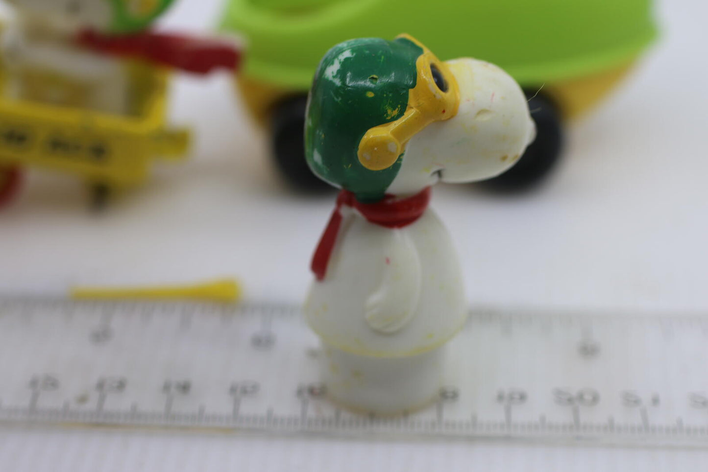 Vintage Snoopy Flying Ace Toy Vehicle with Woodstock