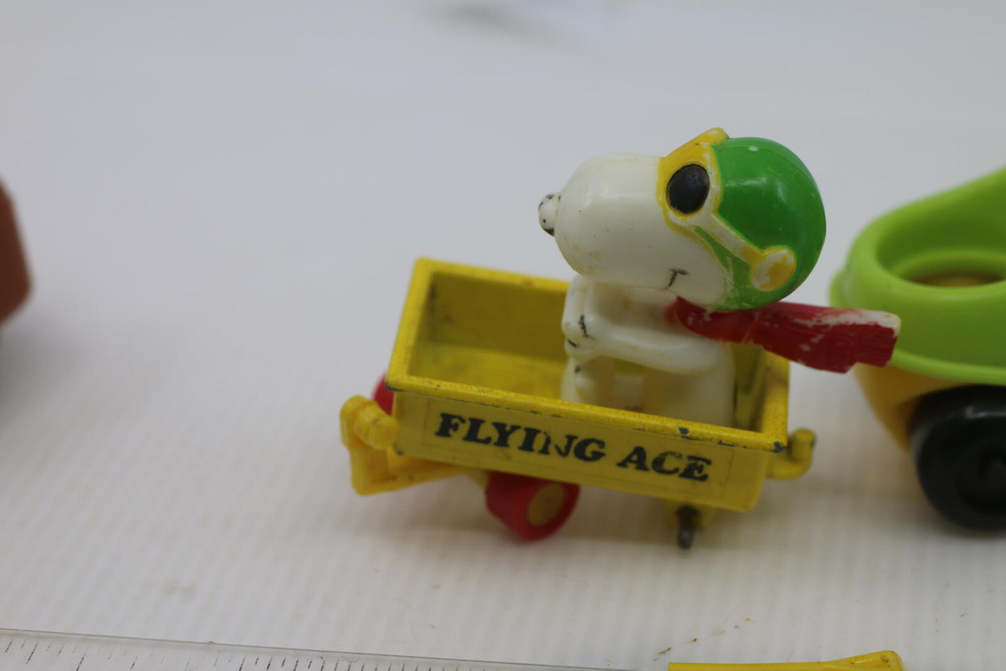 Vintage Snoopy Flying Ace Toy Vehicle with Woodstock