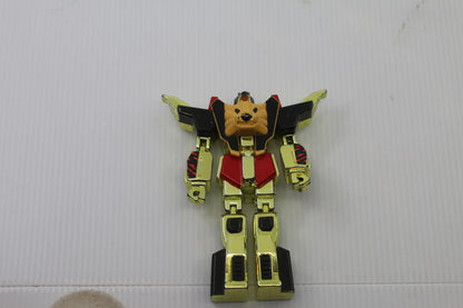 Vintage Lion Man Action Figure Jungle Rangers Leader Shine 1995 GoldChrome Robot