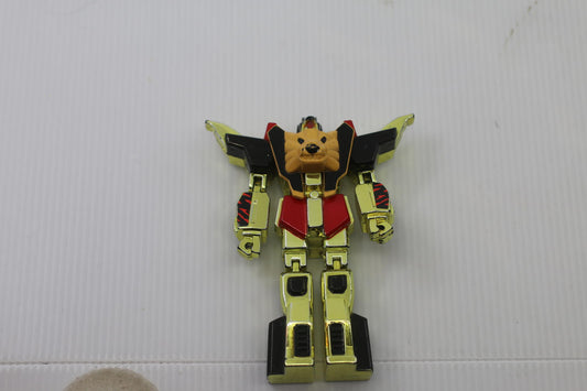 Vintage Lion Man Action Figure Jungle Rangers Leader Shine 1995 GoldChrome Robot