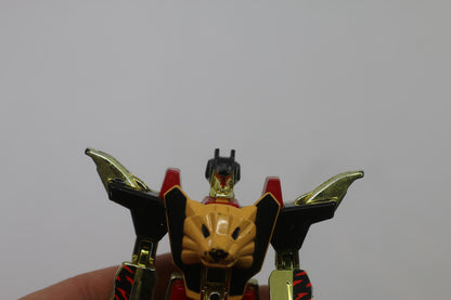 Vintage Lion Man Action Figure Jungle Rangers Leader Shine 1995 GoldChrome Robot