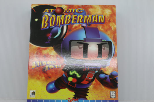 Atomic Bomberman PC Big Box Game PC Windows 1997 Box ONLY no game