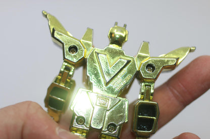 Vintage Lion Man Action Figure Jungle Rangers Leader Shine 1995 GoldChrome Robot