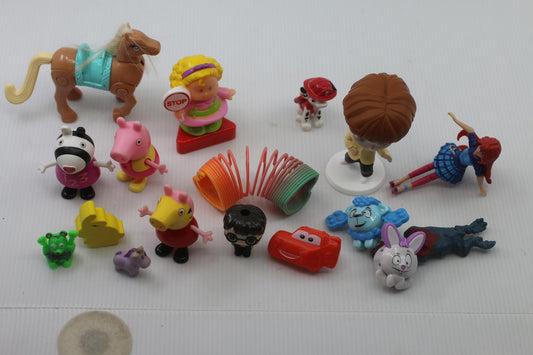 Mixed Assorted Small Toys Figures Collection peppa pig Paws patrol horse girls