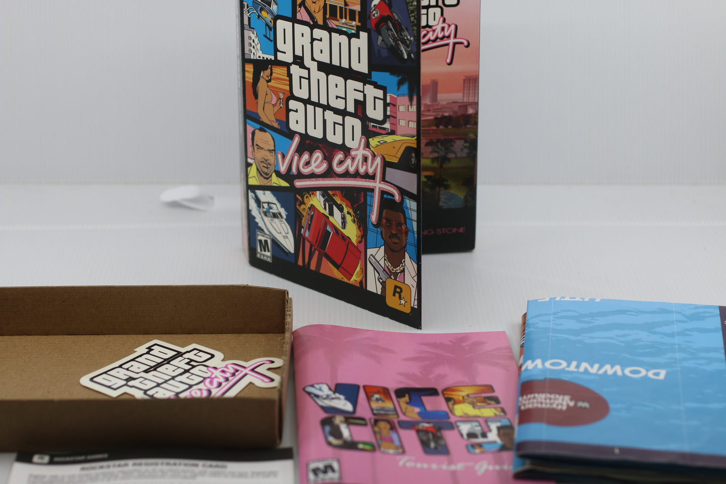 Grand Theft Auto Vice City (PC, 2003) Editors Choice Box Manual Map ONLY NO GAME