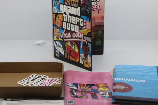 Grand Theft Auto Vice City (PC, 2003) Editors Choice Box Manual Map ONLY NO GAME