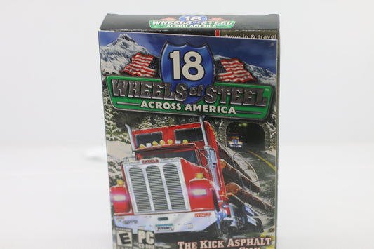 Big Box 18 Wheels Of Steel Across America the kick asphalt PC ( Box Only )