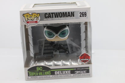 New Funko Pop DC Super Villains Deluxe Jim Lee Catwoman GameStop Exclusive #269