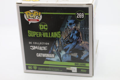 New Funko Pop DC Super Villains Deluxe Jim Lee Catwoman GameStop Exclusive #269