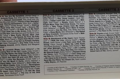 The Golden Age of Country Music 1940-1970 Collector's Edition Cassette Set New