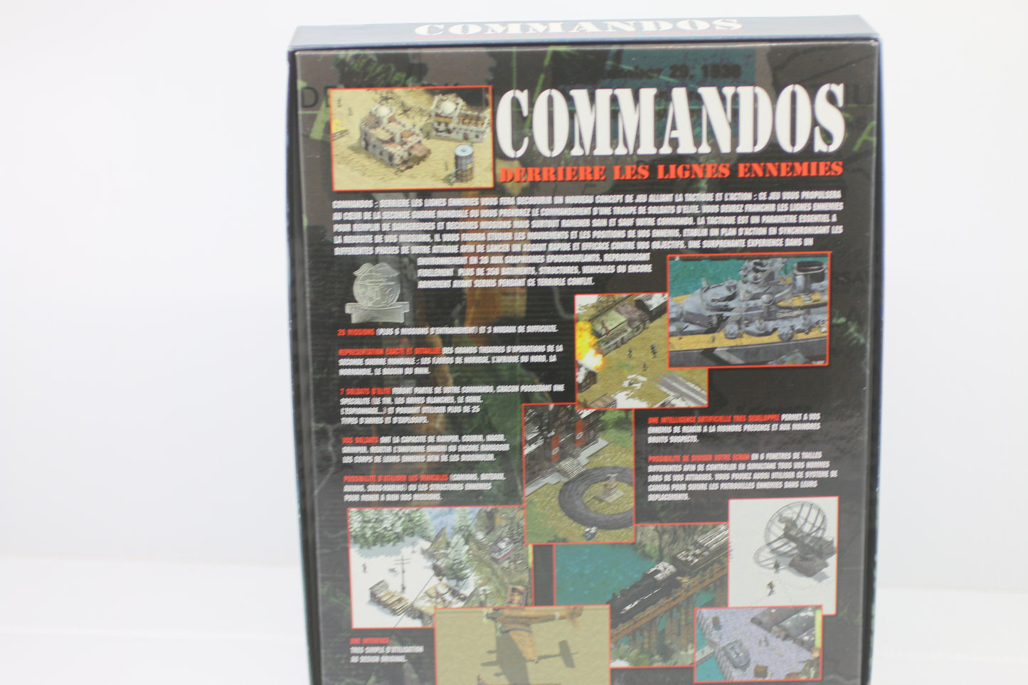 commandos derriere les lignes ennemies eidos big box pc only No game