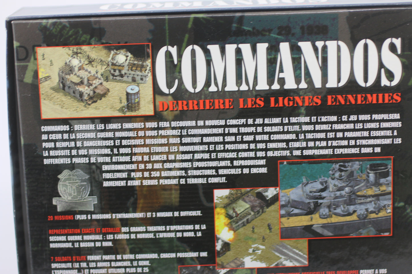 commandos derriere les lignes ennemies eidos big box pc only No game