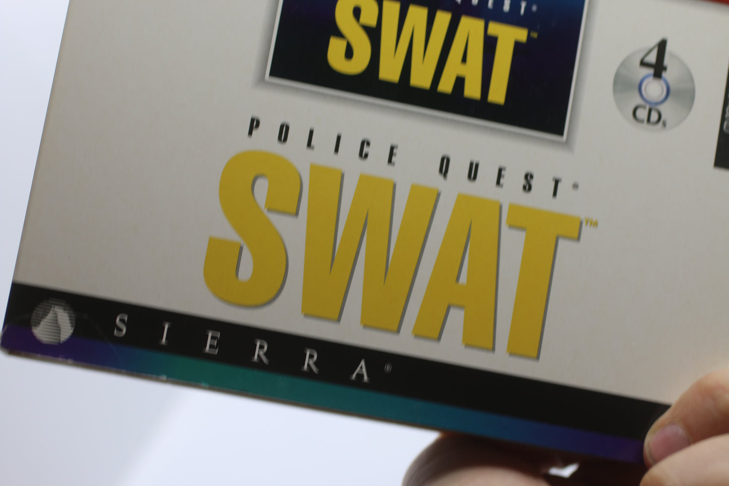 Police Quest Swat (1995) Sierra Big Box only PC Siera Originals action