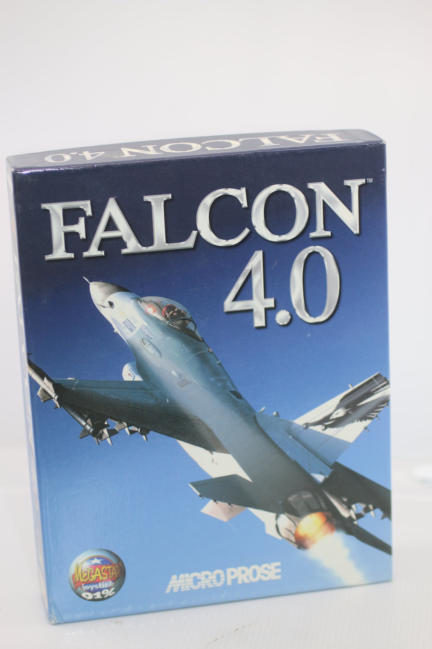 Falcon 4.0 pc game RARE vintage big box and Manuals, book only microPose