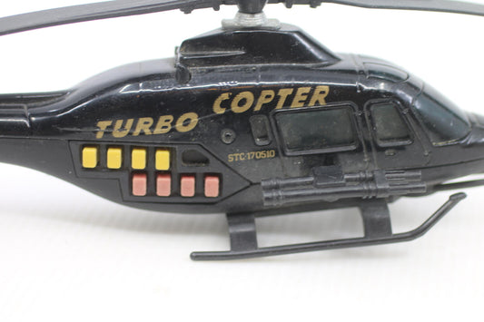 Vintage Majorette Sonic Flashers Turbo Copter Helicopter Diecast w/ Sound TOY