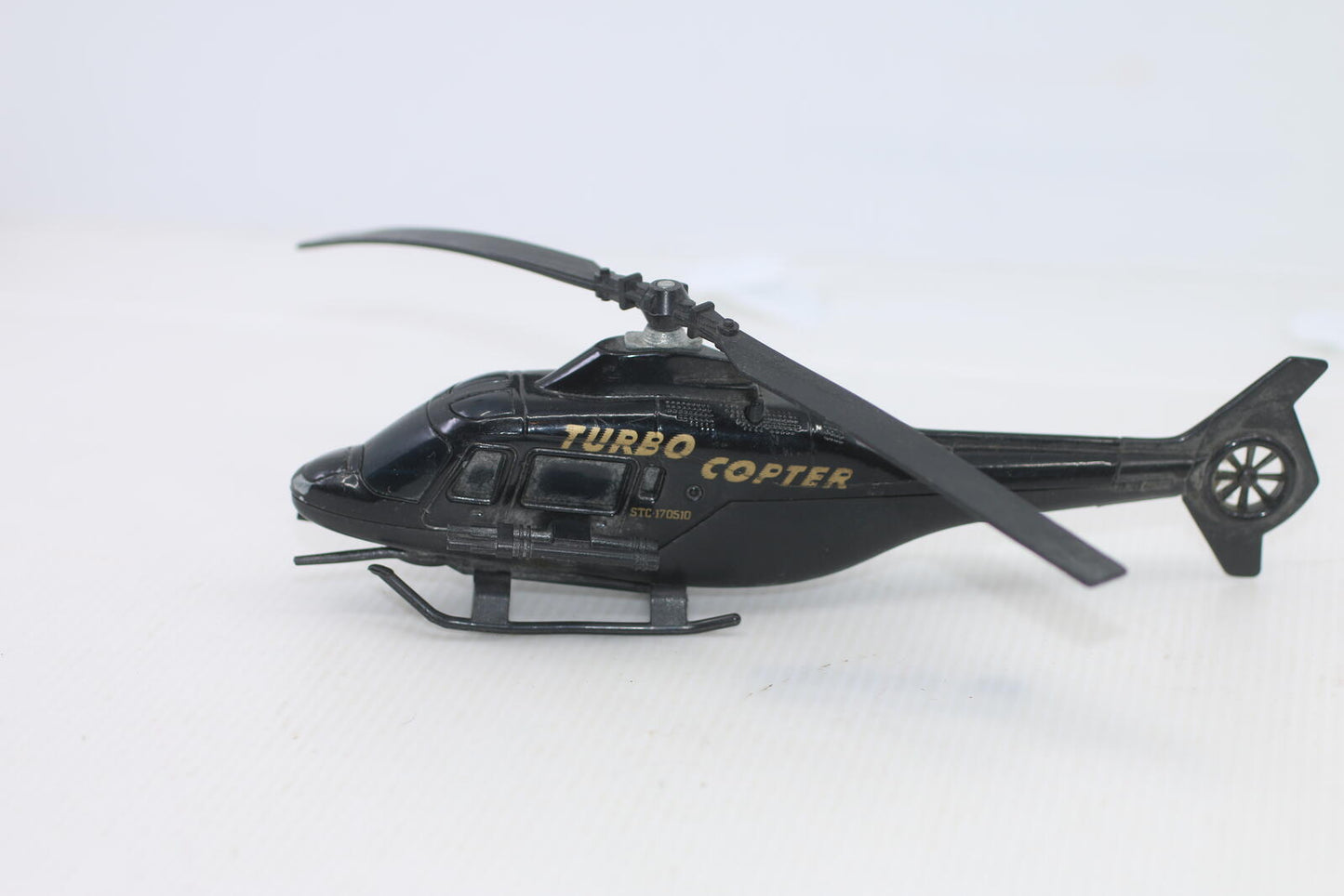Vintage Majorette Sonic Flashers Turbo Copter Helicopter Diecast w/ Sound TOY