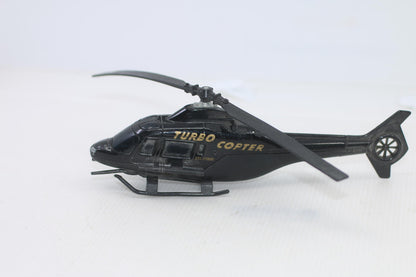 Vintage Majorette Sonic Flashers Turbo Copter Helicopter Diecast w/ Sound TOY