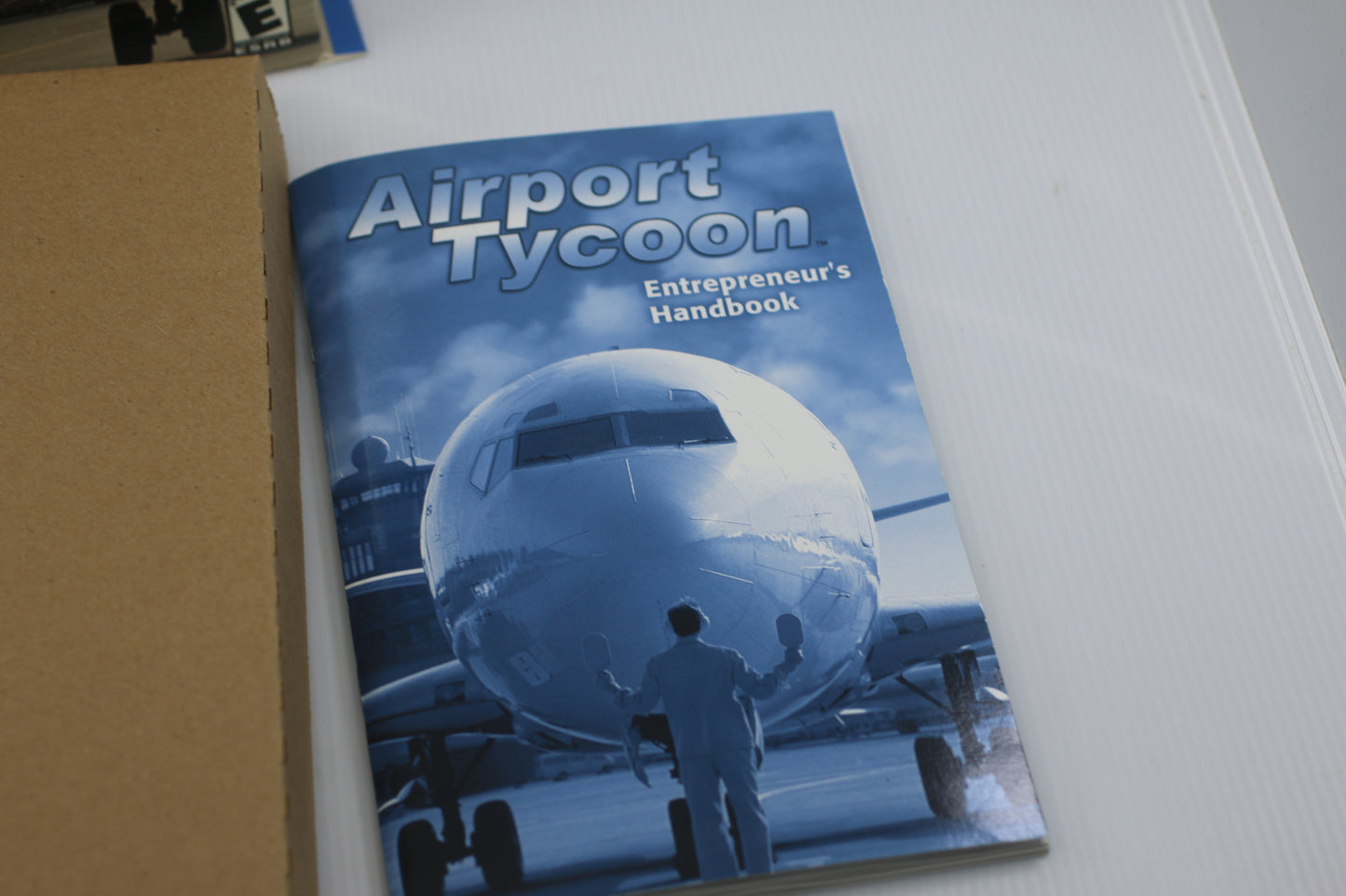 Airport Tycoon (PC, 2001) Big box and manual only no game