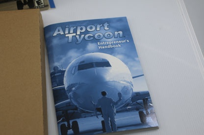 Airport Tycoon (PC, 2001) Big box and manual only no game