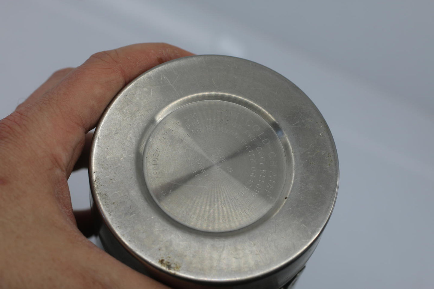 Vintage CHAMP Stainless Steel Vacuum Thermos 1.0L – Made in Korea – Model 31740
