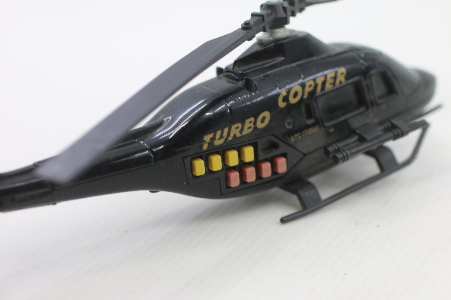 Vintage Majorette Sonic Flashers Turbo Copter Helicopter Diecast w/ Sound TOY