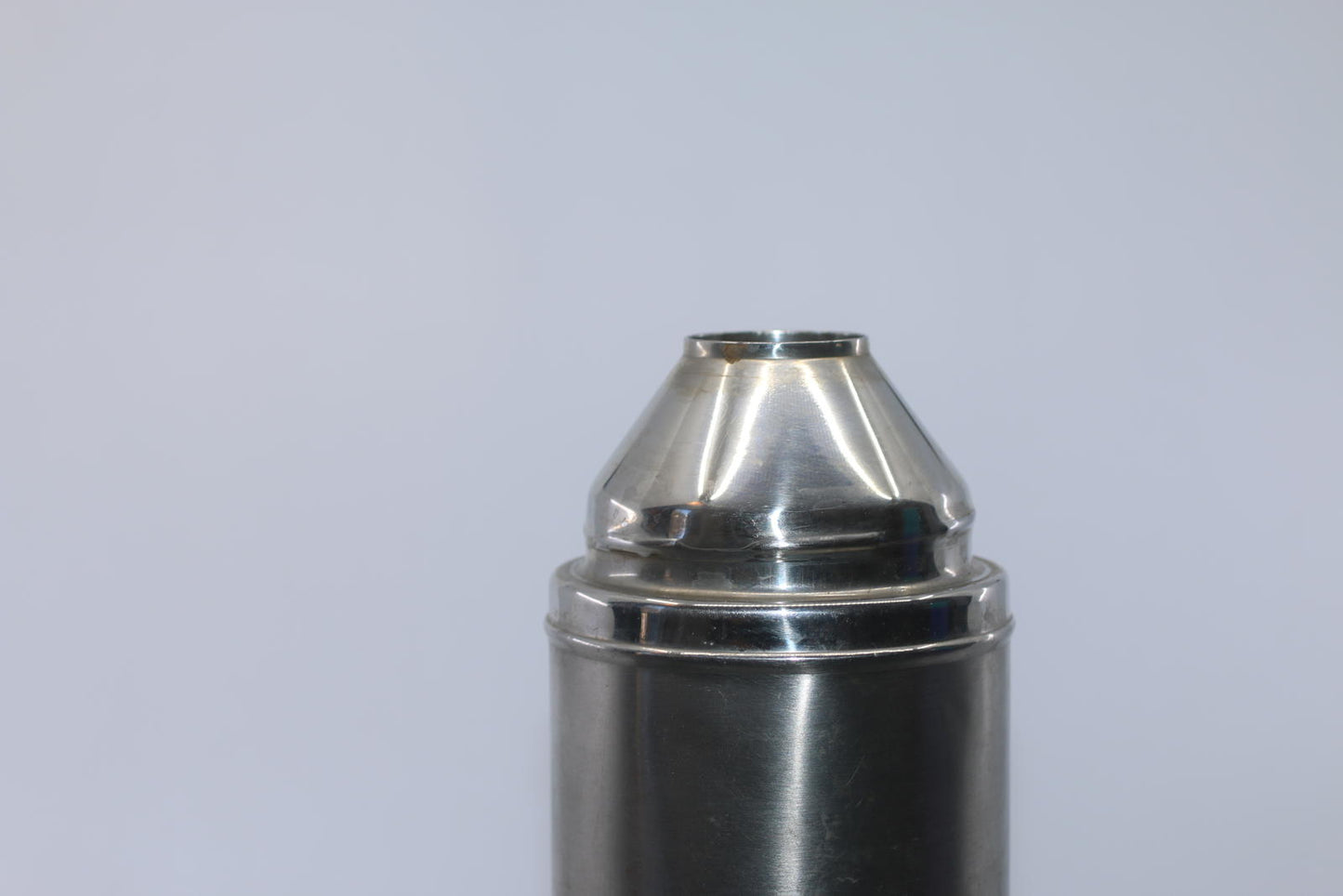 Vintage Stainless Steel Vacuum Thermos Bottle – 18-8 Steel Korea w/ Cup Lid