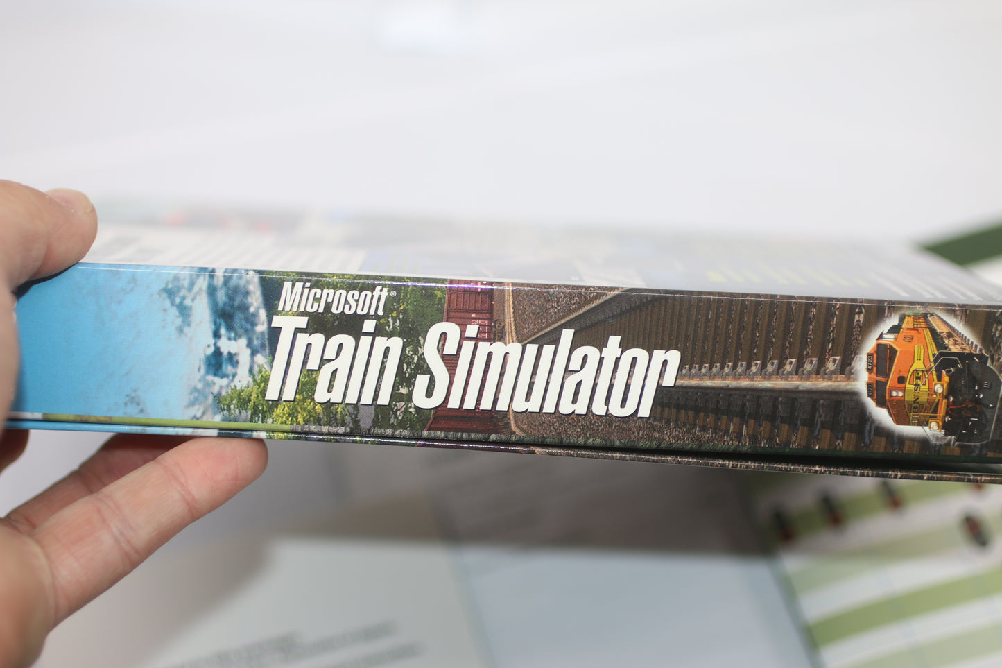 Microsoft Train Simulator (PC, 2001) Vintage Computer Game Big Box