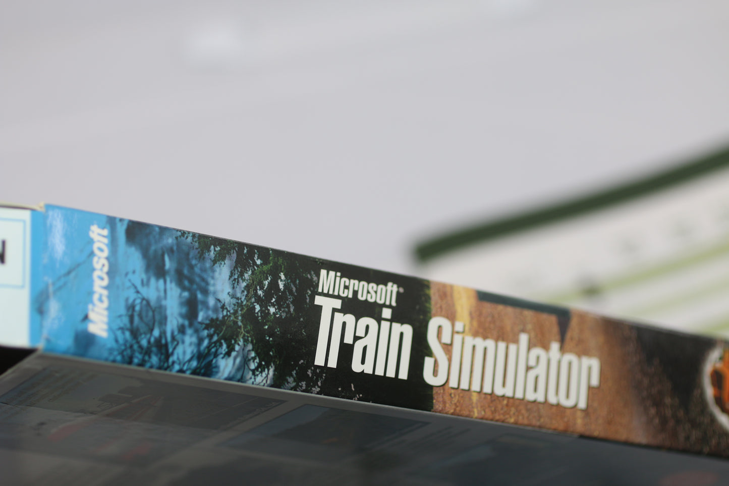 Microsoft Train Simulator (PC, 2001) Vintage Computer Game Big Box