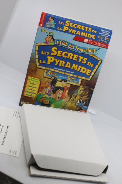 Les secrets de la pyramide Computer Game Big Box only Francais French