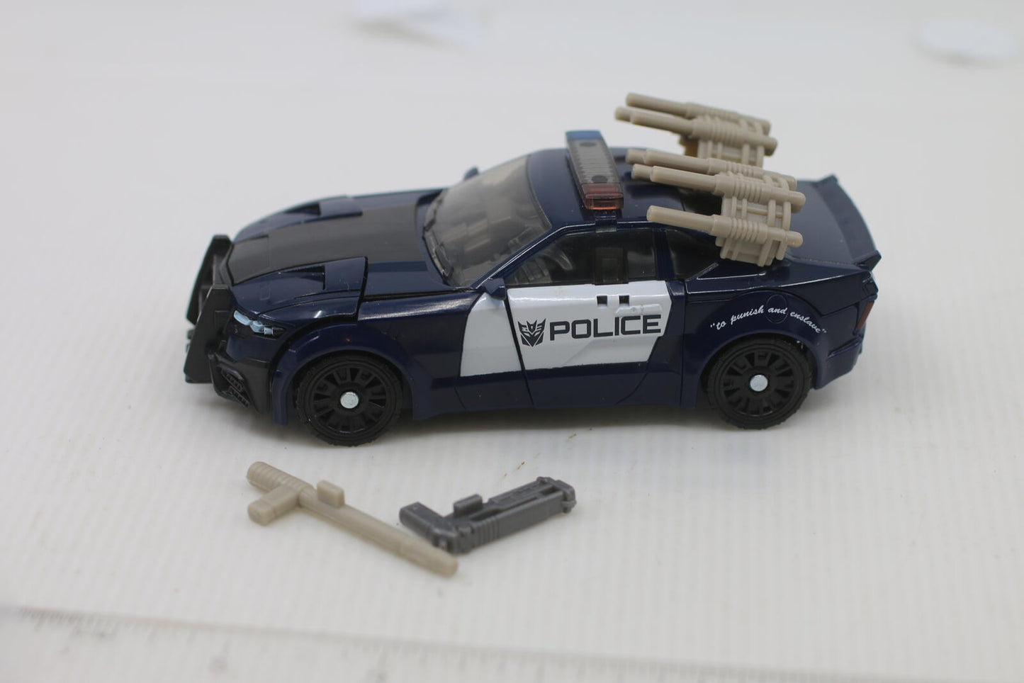 Transformers Barricade Complete TLK Deluxe Class The Last Knight
