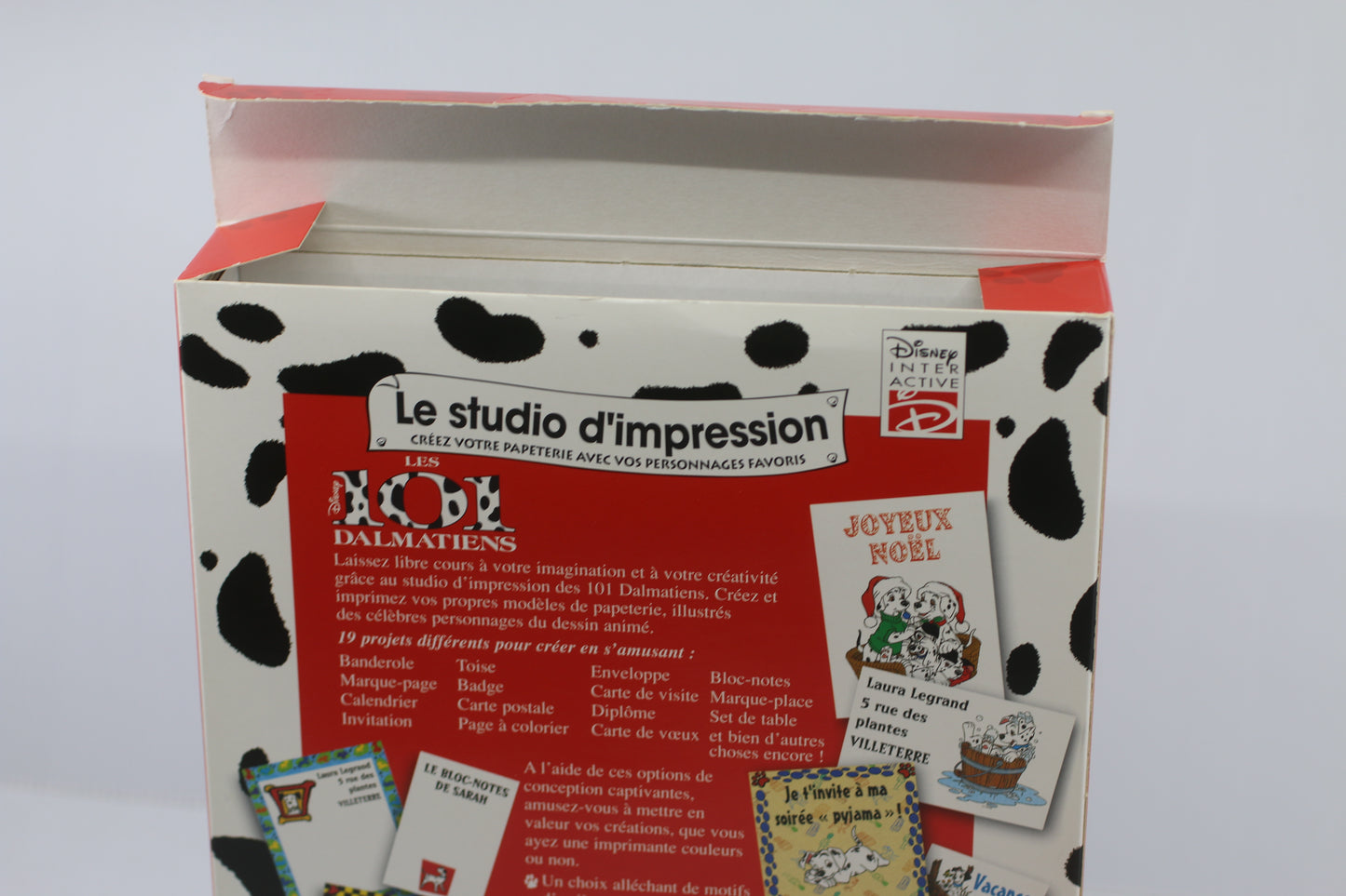 DisneyLes 101 Dalmatiens Computer Game Big Box only Francais French