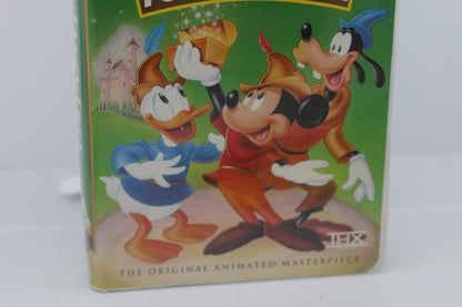 Walt Disney’s Fun & Fancy Free VHS 50th Anniversary Masterpiece DAMAGEDCASE