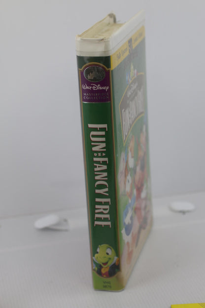 Walt Disney’s Fun & Fancy Free VHS 50th Anniversary Masterpiece DAMAGEDCASE