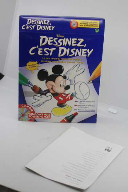 Dessiney, c'est disney  Computer Game Big Box only Francais French