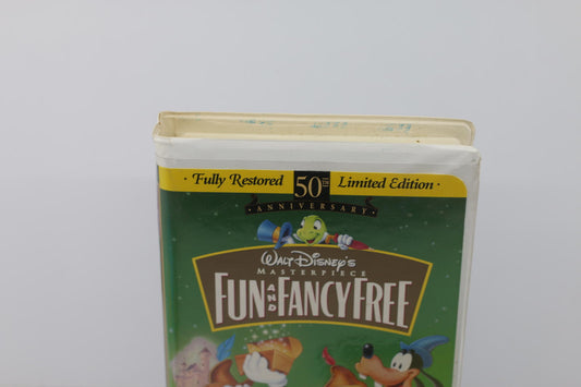 Walt Disney's Masterpiece Fun and Fancy Free 50th Anniversary VHS Tape