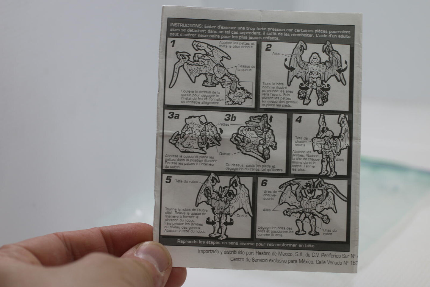 Transformers Sonar Complete Beast Wars Basic Class Transmetals 2 W/ iNSTRUCTION