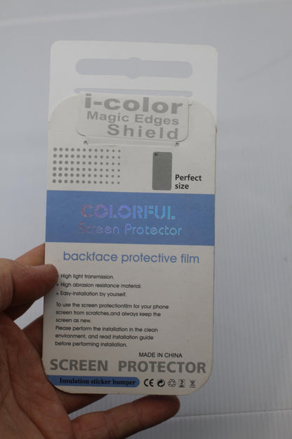 Colorful Screen Protector 4G i-Color Magic Edges Shield Backface Protective Film