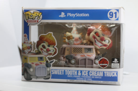 Funko Pop! Rides: Twisted Metal - Sweet Tooth & Ice Cream Truck - GameStop...