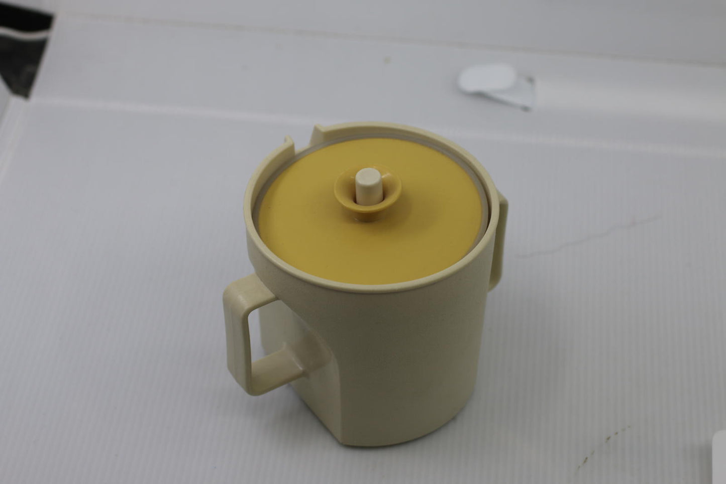 Vintage Tupperware Sugar Almond & Gold 1415-2