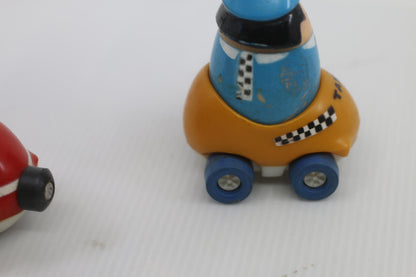 Vintage Tonka Toddler Peek A Boo Face Changing Finger Puppet Figure & Train