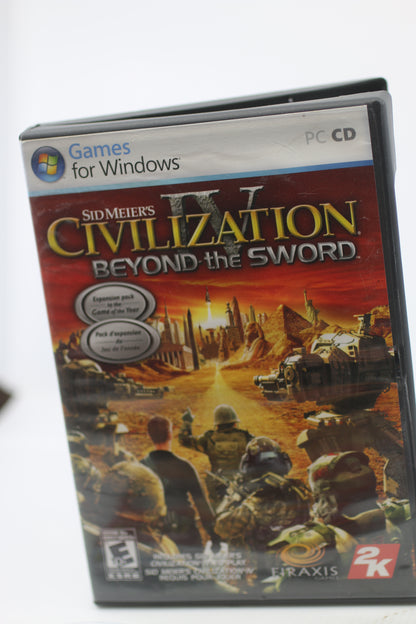 Sid Meiers Civilization IV Beyond the Sword  PC  Video Game French & english