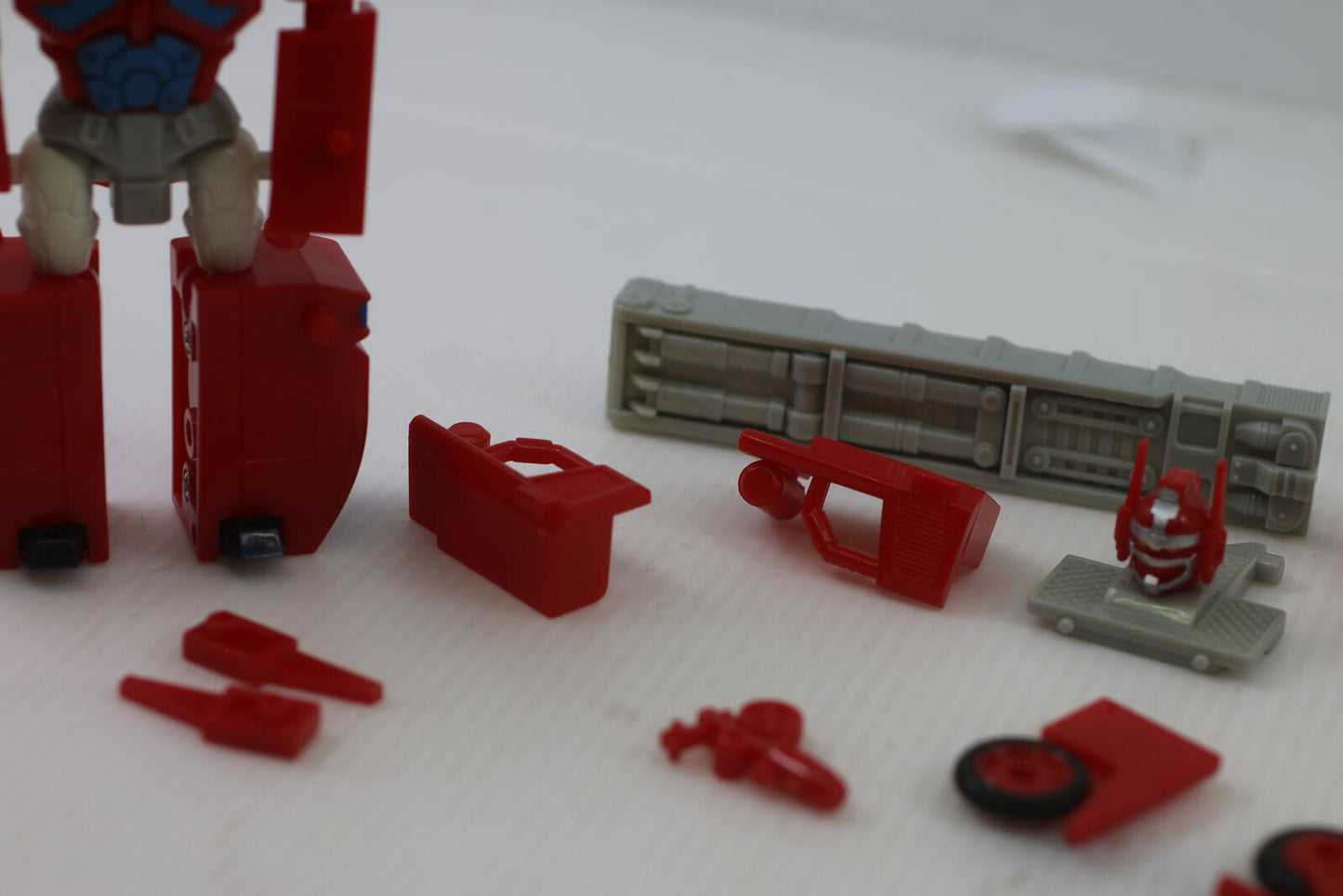 Kabaya Transformers Gum Fire Convoy Optimus Prime Mini Figure Parts Lot