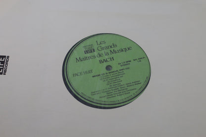 Les Grands Maîtres de la Musique: Johann Sebastian Bach Vinyl Record